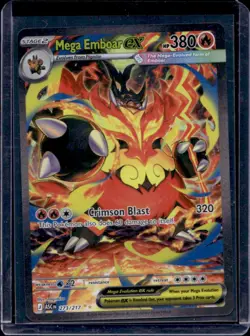 2026 Pokemon Ascended Heroes Mega Emboar ex Special Illustration Rare #273/217 - Image 1