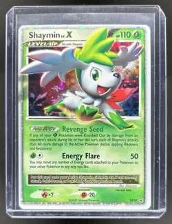 2007 Pokemon Diamond & Pearl Black Star Promos Shaymin LV.X #DP39 - Image 1