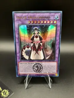 Yu-Gi-Oh! House Dragonmaid BLMM-EN063 Emblazoned Ultra Rare 1st Ed *Pack Fresh* - Image 1
