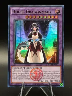 Yu-Gi-Oh! House Dragonmaid BLMM-EN063 Emblazoned Ultra Rare 1st Ed *Pack Fresh* - Image 2