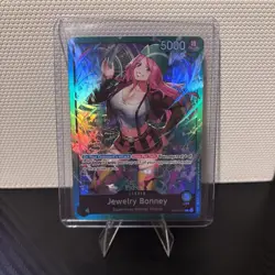 Bandai One Piece CCG Jewelry Bonney OP07-019 Leader Special Foil 5000 Power - Image 1