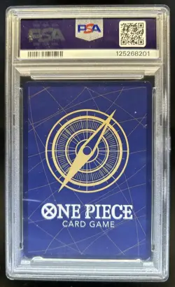 2025 One Piece Royal Blood Tashigi Super Rare Alternate Are #OP10-032 PSA 10 - Image 2