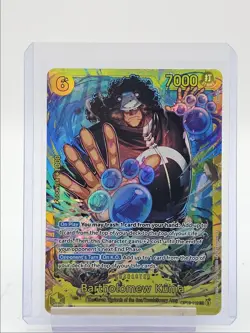 BARTHOLOMEW KUMA 2024 ONE PIECE LEGACY OF MASTER SECRET RARE OP12-119 Q3423 - Image 1