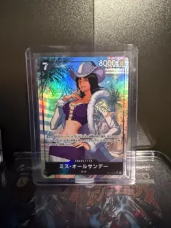 One Piece Ms. All-Sunday (Alt Art) OP14 084 SR The Azure Sea's Seven Japanese - Image 1