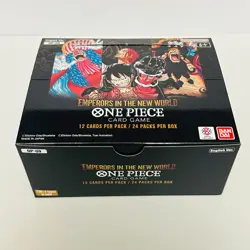 One Piece English OP-09 EMPERORS IN THE NEW WORLD Booster Box NO SHRINK - USA -A - Image 1