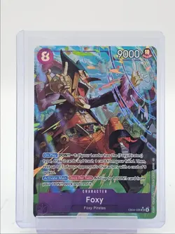 FOXY 2026 ONE PIECE THE AZURE SEA'S SEVEN SUPER RARE ALT ART EB04-036 Q3423 - Image 1