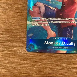 One Piece Monkey D Luffy Full Art PRB01 English - Premium Booster P-055 - Image 2