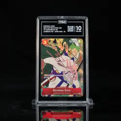 Roronoa Zoro (English Version 1st Anniversary Set) OP01-025 One Piece TAG 10 GM - Image 1