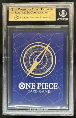 2026 One Piece Dracule Mihawk Secret Rare Manga Alt Art #OP14-119 BGS 9.5 - Image 2