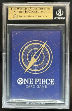 2025 One Piece 3rd Ann Carrying On Will Shanks Gold Foil SP #OP09-004 BGS 9.5 - Image 2