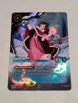 Disney Lorcana Winterspell Belle Snowfield Strategist 236/204 Enchanted Rare - Image 1