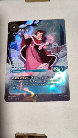 Disney Lorcana Winterspell Belle Snowfield Strategist 236/204 Enchanted Rare - Image 2