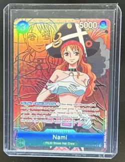 2022 One Piece Paramount War Nami Super Rare #OP02-036 - Image 1