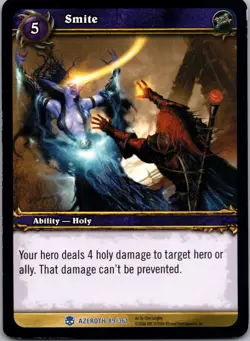 Smite 89/361 Heroes of Azeroth World of Warcraft TCG - Image 1