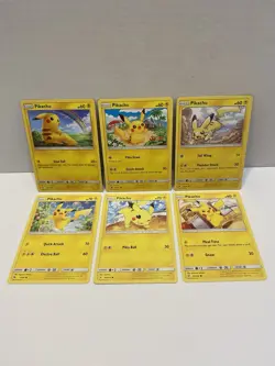 Pokemon Pikachu Trading Cards Bundle Lot Pokemon - Image 1