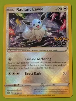 Pokemon TCG Radiant Eevee - SWSH230 - SWSH: Sword & Shield Promo Cards - Image 1