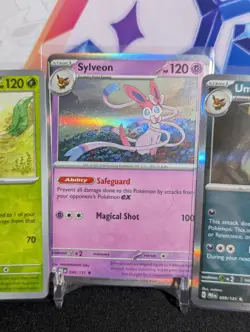 Pokemon TCG Prismatic Evolutions Holo/Reverse Eevee Evolution 5 Card Lot!🔥 - Image 4