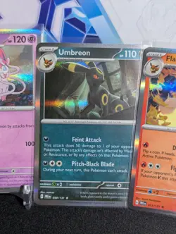 Pokemon TCG Prismatic Evolutions Holo/Reverse Eevee Evolution 5 Card Lot!🔥 - Image 5
