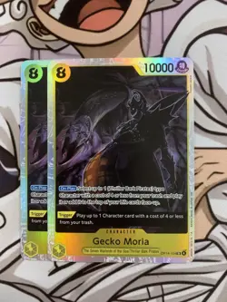 2x One Piece Card Game TCG Gecko Moria OP14-104 SR M/NM Condition - Image 1