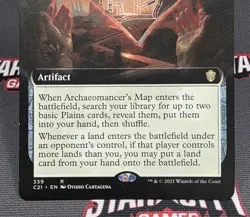 MTG Archaeomancer's Map- DAMAGED -Commander 2021 Magic the Gathering Card #339 - Image 4