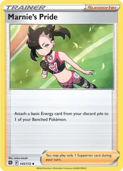 Marnie's Pride SWSH09: Brilliant Stars 145/172 English Pokemon Card - Image 1