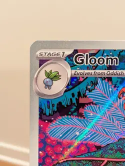 Pokemon Gloom 198/197 SV03 Obsidian Flames Full Art Holo Illustration Rare Card - Image 2