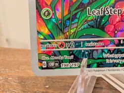 Pokemon Gloom 198/197 SV03 Obsidian Flames Full Art Holo Illustration Rare Card - Image 4