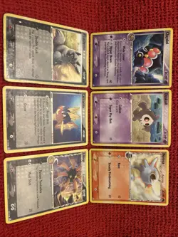 Pokemon Card Lot #4⃣ (6Cards) Vintage 🔥 2004-2008 EX, DP era Pop Promo LP-HP - Image 1
