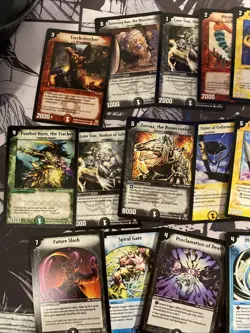 Duel Masters Tcg Lot Of ~90 Cards DM06 Stomp A Trons Of Invincible Wrath Holo - Image 2