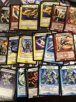 Duel Masters Tcg Lot Of ~90 Cards DM06 Stomp A Trons Of Invincible Wrath Holo - Image 3