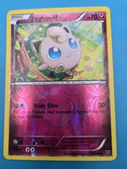 Pokemon Card - Jigglypuff XY Base Set 88/146 Common Reverse Holo - Image 1