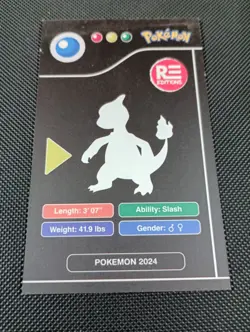 2024 POKEMON POKEDEX BLACK Edition Card #005 Charmeleon Peru US Seller - Image 2