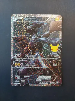 Zekrom Celebrations 25th Anniversary Holo Foil 114/114 Pokemon Card NM 2 - Image 1