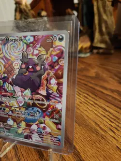 Pokemon TCG Morpeko Paradox Rift Holo Illustration Card 206/182 - Image 2