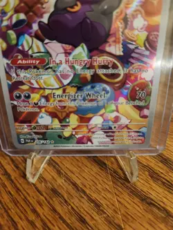Pokemon TCG Morpeko Paradox Rift Holo Illustration Card 206/182 - Image 4