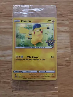 Pikachu - 028/078 - Pokemon Go SEALED Sword & Shield Holo Rare Card NM - Image 1