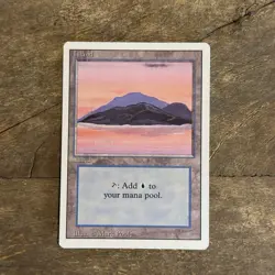 Island (C Dark Purple) Revised VLP Basic Land Magic the Gathering Card MTG TCG - Image 1