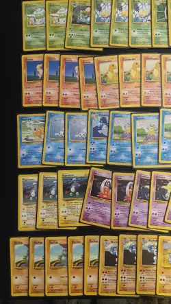 Pokemon Lot 568 cards WOTC Nonholo LP MP Base Jungle Fossil Rocket Neo E-reader - Image 3