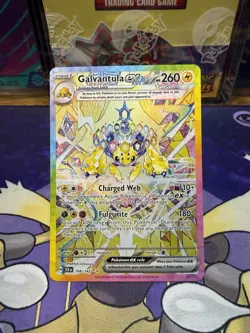 Pokemon TCG Galvantula EX Stellar Crown Holo Card 168/142 Sv07 - Image 1