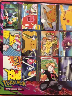 Pokemon TV Animation Series Trading Card Lot (52 Cards Total) Movie Promo Holo - Image 2