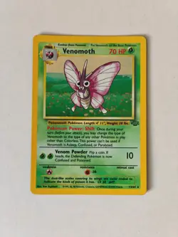 Venomoth 13/64 Jungle - Holo - Pokemon Card - Image 1