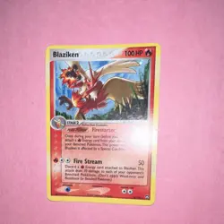 Pokemon Blaziken Holo Rare 100 HP EX Power Keepers 5/108 Nintendo 2007 Card - Image 4