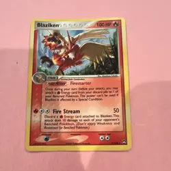 Pokemon Blaziken Holo Rare 100 HP EX Power Keepers 5/108 Nintendo 2007 Card - Image 5