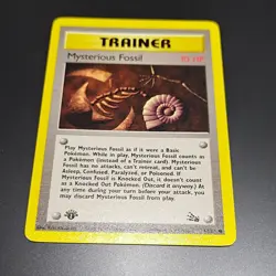 Pokemon Omastar Power Keepers Reverse Holo Rare TCG Card + Omanyte & Myst Fossil - Image 3