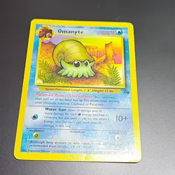 Pokemon Omastar Power Keepers Reverse Holo Rare TCG Card + Omanyte & Myst Fossil - Image 5