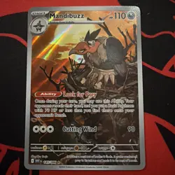 Mandibuzz 145/086 Illustration Rare White Flare Pokemon TCG Cards NM - Image 1