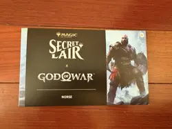 MTG Secret Lair God of War Norse Playstation Non-Foil - New/Sealed - Image 1
