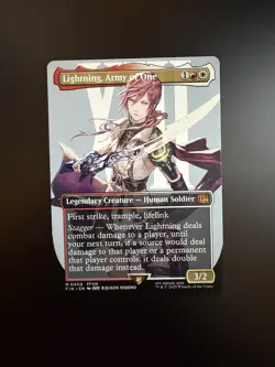 MTG Final Fantasy English Lightning, Army of One Borderless 0400 Non-Foil - Image 1
