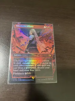 Nibelheim Aflame (Borderless) Final Fantasy Foil - Image 1