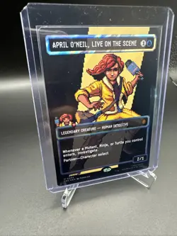 Teenage Mutant Ninja Turtles April O'Neil, Live on the Scene (0084 Foil Rare) - Image 3